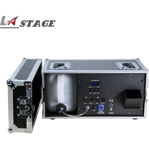Free Shipping Smoke Machine 2000W 3.5L Haze Machine Flight Case Hazer Machine Fog Smoke Machine Stage Effect