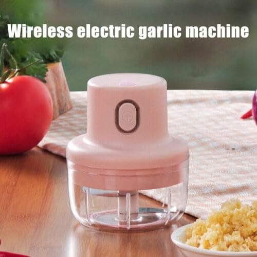 Wonderlife Wireless Mini Electric Garlic Food Chopper Ginger Vegetable Crusher Cutter Food Blender Processor