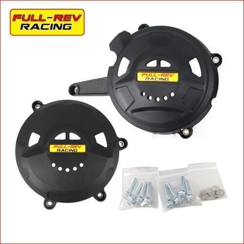 For DUCATI 1199 2011-2016/V4 2018 Motorcycles Full Rev Racing Perforated protective engine cover