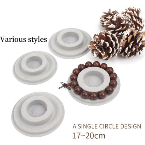 Gray Flocked Bead Board For DIY Bracelet Necklace Beading Jewelry Making Organizer Tray Design Craft Measuring Tool Accessories