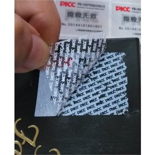 Customized Top best price good quality adhesive polyester sticker label