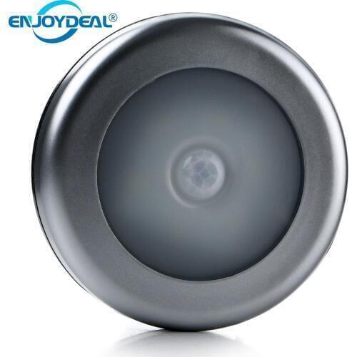 Infrared PIR Motion Sensor 6 Led Wireless Detector Light LED Closet Corridor Cabinet Lamp Light Auto On/Off Closet Battery Power