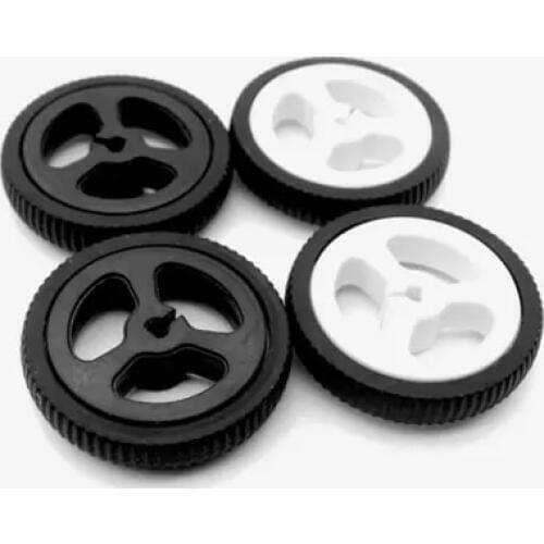 4pcs 3PI MiniQ Wheel For N20 DC Gear Motor Rubber Wheel Diameter 34mm Code Disk 34*7 DIY RC Toy Remote Control Car Chassis Part