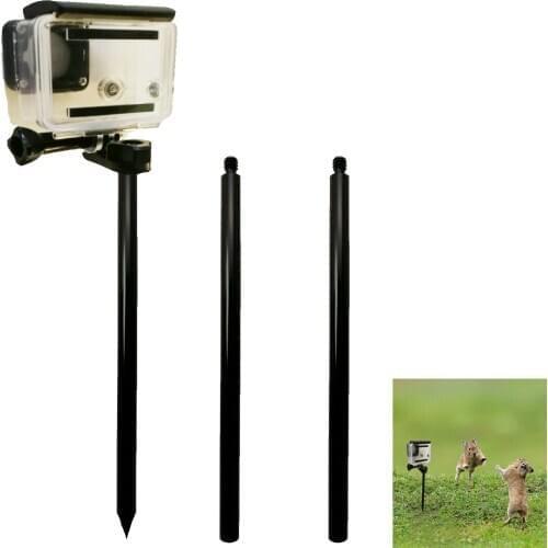 For Gopro Trail Camera Stake Mount | Ground Spike Stick Mount Fits Scouting Hunt