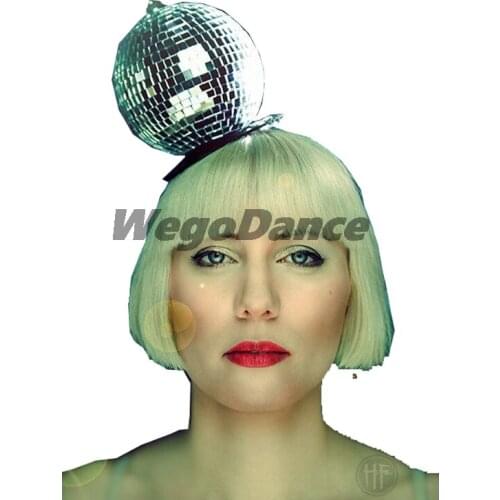 Fashion Womem Head Accessory Mirror Ball