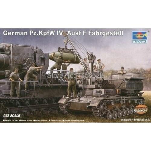 Trumpeter 1/35 00363 GERMAN PZ.KPFW IV AUSF F FAHRGESTELL Assembly scale Model kits