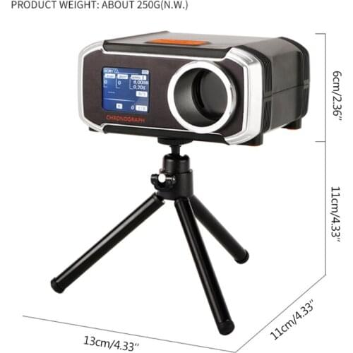 Speed Tester Shooting Chronograph Tester Velocimetry Speedometer with Phone APP E5BE