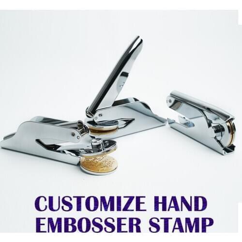 Design Your Own Embosser Stamp Custom Brass Embosser Seal for Personalized Customize Stamp Seal Letterhead Wedding