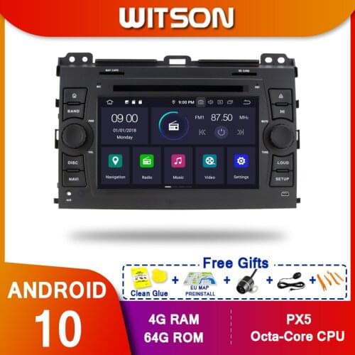 WITSON Android 10.0 Car Dvd GPS Player FOR TOYOTA PRADO 120 4G RAM 32G ROM IPS TOUCH SCREEN