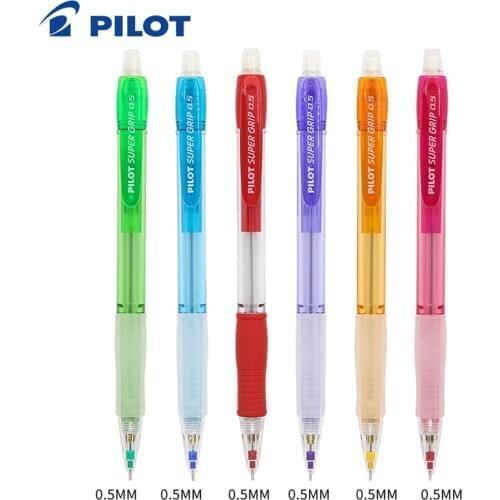 3pcs PILOT Japan mechanical pencil 0.5mm Color transparent rod for students H-185N Activity pencil Fashion color transparent pen