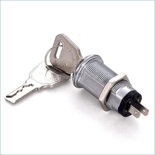 10 pieces 32mm widely used keyed differently tubular electric machine door switch lock