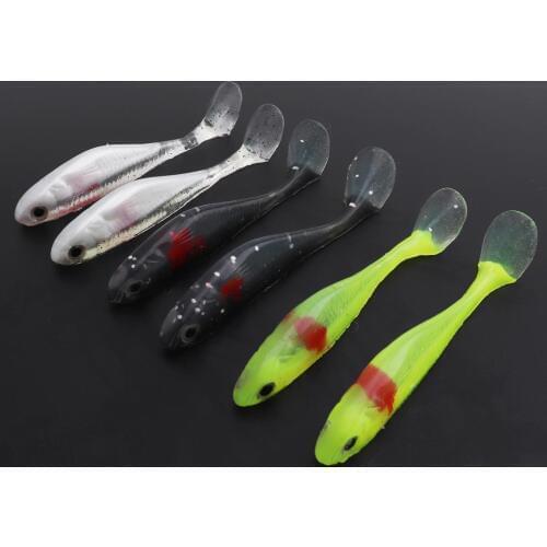 10pcs/lot 9.2cm 5.5g Artificial Bait Bionic Bait Soft Fishing Lures for Striped Bass 4 color for option