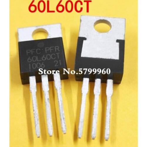 10pcs/lot PFR60L60CT 60L60CT TO-220 60V 60A transistor