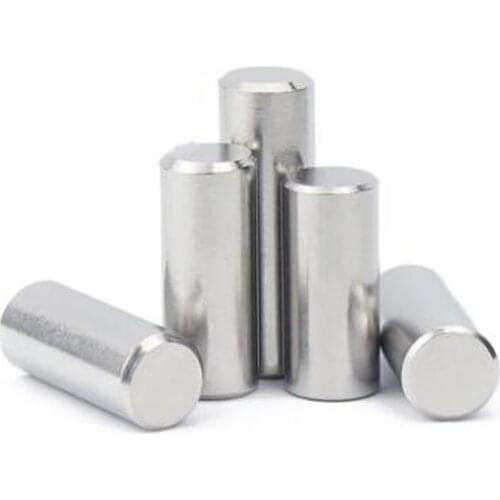 120pcs M1.2 304 Stainless Steel Cylindrical Pin Cylindrical Pin Locating Pin Pins GB119 4mm-15mm