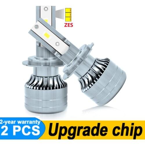 2Pcs Car Headlight H1 H3 H4 H7 LED Canbus H8 H11 9005 HB3 9006 HB4 Led Bulb 30000LM CSP Auto Lights Automobiles Turbo H7 Lamp