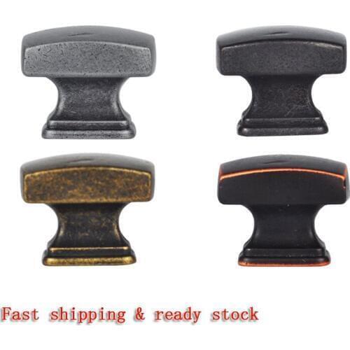 2PCS Bronze kitchen cabinet drawer knobs dresser cupboard wardrobe furniture Pulls Handle Wooden Box Jewelry Box knobs