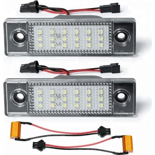 2Pcs Car LED License Plate Lights White Fit For Chevrolet Chevy Cruze Camaro LED Number Plate Lamp Canbus Error Free