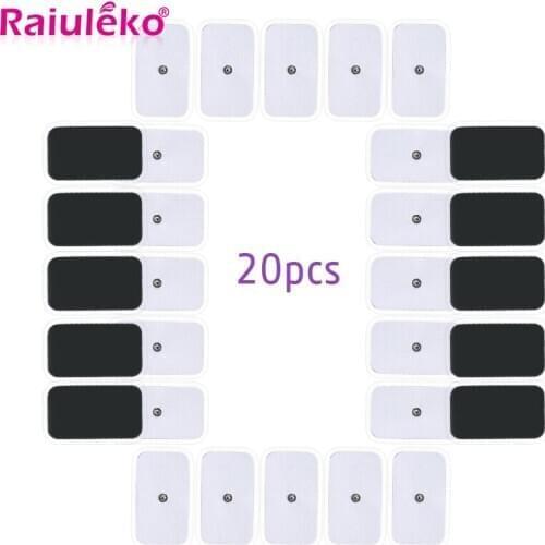 20Pcs 3.5mm Plug Self-adhesive Electrode Pads Gel Patch For Tens Acupuncture Therapy Massager Muscle Stimulator Slimming Device