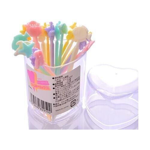 20 Packs Variety Of Fruit Signings Fruit Bowls With Plastic Needles Can Be Used Repeatedly Toothpicks
