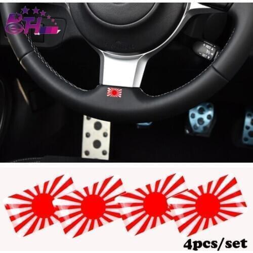 3D New Car styling small Decorative Badge Hub caps Steering wheel case for toyota 86 wrx chr trd alphard Car Emblem Sticker