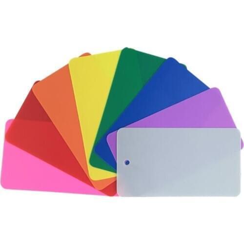 50pcs 5x9cm Colorful Unstrung Blank Price Tags for DIY Merchandise Jewelry Marking Tag Jewelry Display