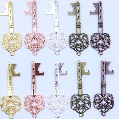 50 Pcs/bag Beer Bottle Openers Wedding Favors Gifts Pendant Key Chain Party Bride Personalized Gifts Souvenir Kitchen Supplies