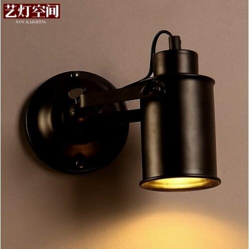 American Industrial Retro LOFT Bedroom Wall Lamp Hotel Restaurant Corridor Wall Lamp Light Bar