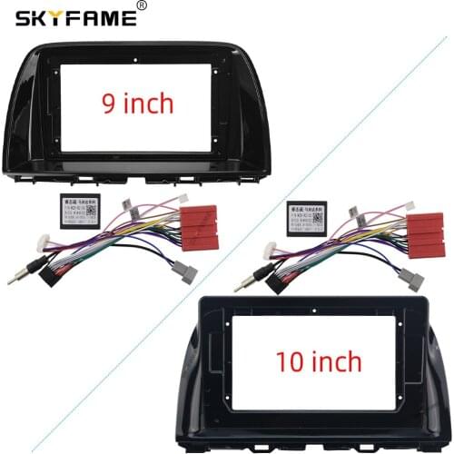 SKYFAME Car Frame Cable Canbus For MAZDA CX-5 2012-2015 Screen Dask Kit Fascia Frame