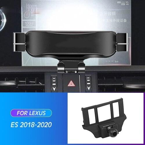 Car Mobile Phone Holder For Lexus ES200 ES260 ES300h 2018 2019 2020 Mounts Stand GPS Gravity Navigation Bracket Car Accessories