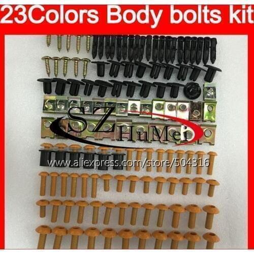 Fairing bolts full screw kit For KAWASAKI NINJA ZX10R 12 13 14 15 ZX 10R ZX-10R 2012 2013 2014 2015 Windscreen bolt screws Nuts