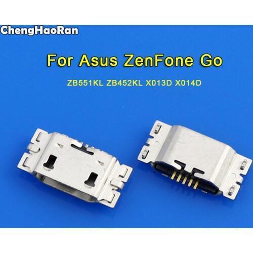 ChengHaoRan 2-10pcs For Asus ZenFone Go 5.5 TV ZB551KL X013D Micro USB Jack Mini Charge Connector Plug Charging Dock Port Socket