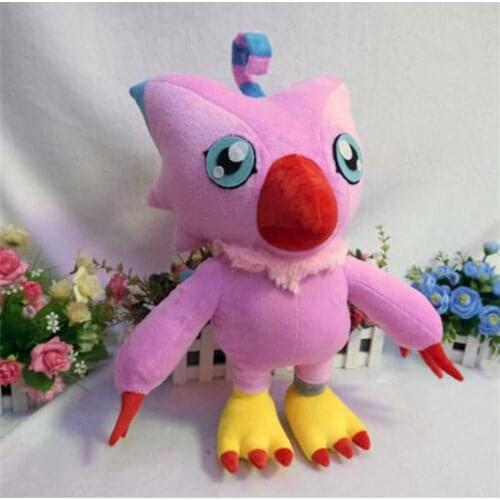 Digital Monsters Digimon Takenouchi Sora Piyomon Cosplay Toy Anime Pink Plush & Stuffed Cartoon Doll
