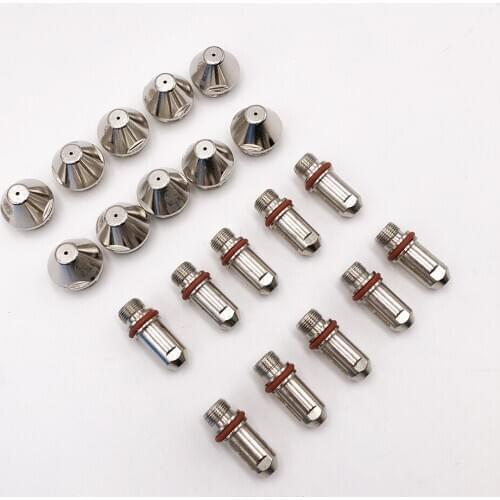 FY-XF300H FY-XF300 XF-300 water cooled plasma cutting torch consumables 10pcs electrode and 10pcs Nozzle