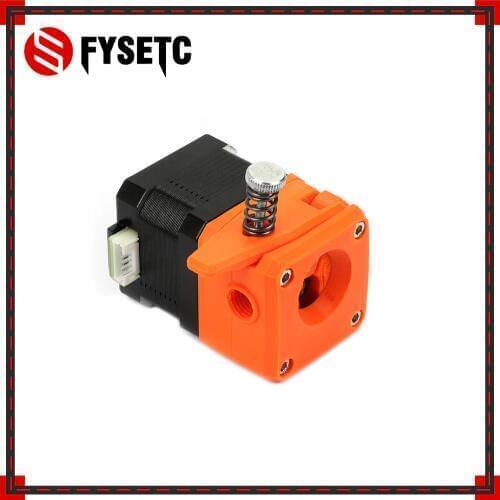 1set Drivegear Kit Dual Drive Gear Extruder Kit Orange Cloned Btech Upgrade For Prusa i3 3D Printer Gear Mini Bowden Extruder