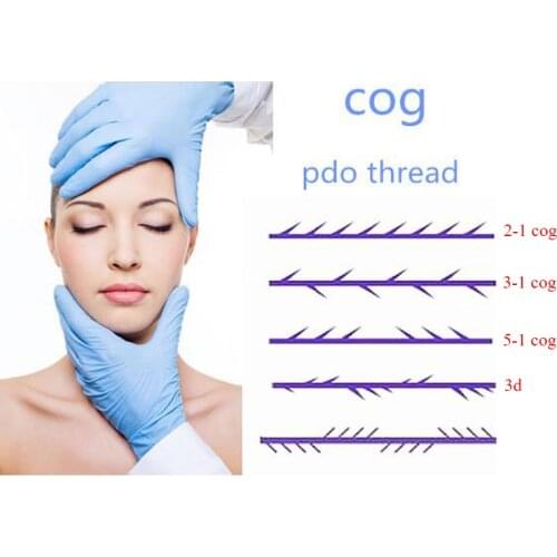 Pdo Thread Face Lifitng 3-1 4-1 5-1 3d 4d 6d 8d 18G 19G 100MM Pdo Cog Thread 10pcs