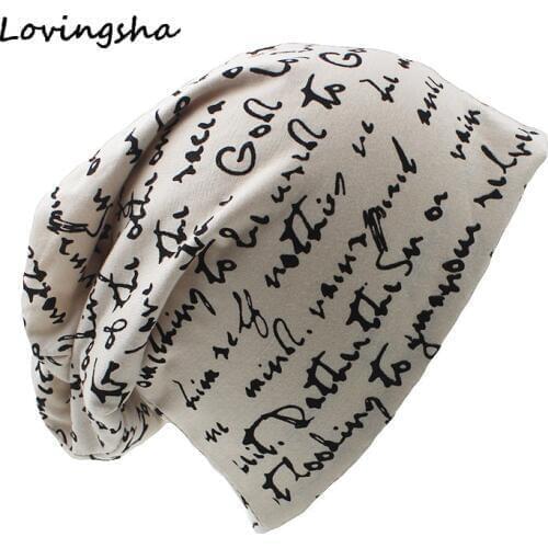 LOVINGSHA High Quality Brand Women Hat Unisex Warm Ladies Autumn Winter Hat Fashion Hip-hop Beanie For Men Chapeu Feminino Cap