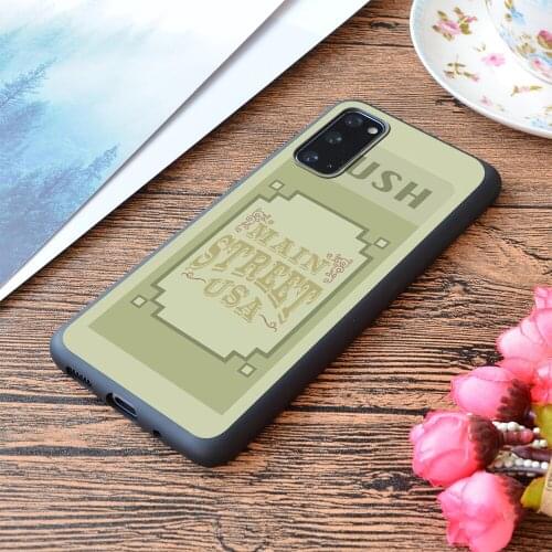 For Samsung Galaxy Main Street Trash Can Design Print Soft Matt Phone Case