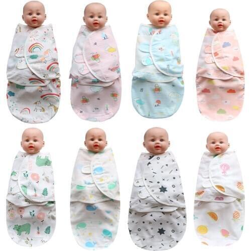 New Newborn Kids Baby Warm Cotton Swaddling Blanket Sleeping Bags Swaddles Warp Cotton Warm Cartoon Sleeping Bags Sleeping Bag