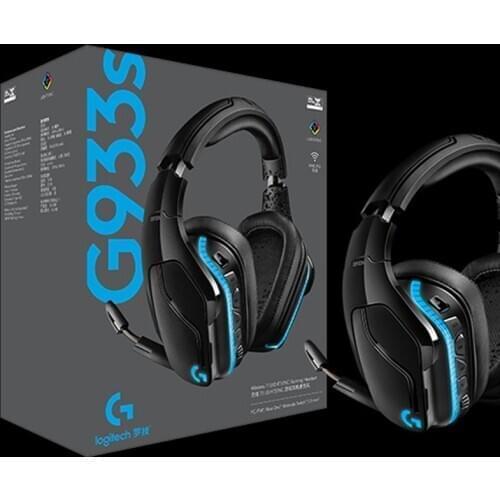 Original Logitech G933s Wired/Wireless 7.1 Surround RGB Game Headset Multi-Platform DTS Dolby Headphone for laptop PC SmartPhone
