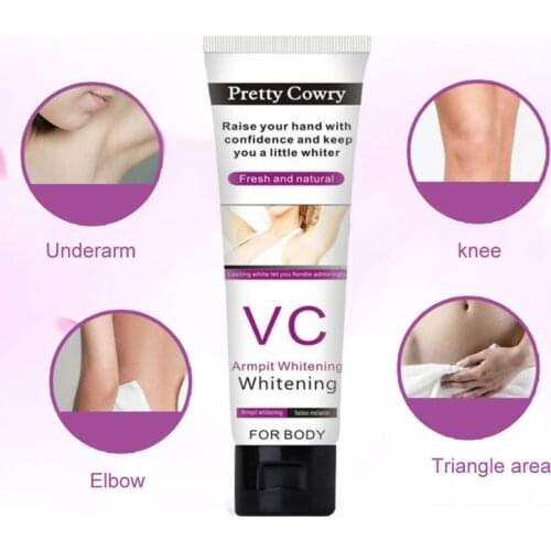 50g Armpit Whitening Cream Skin Soft Care Between Legs Knees Private Parts Whitening Formula Armpit Brightening TSML1