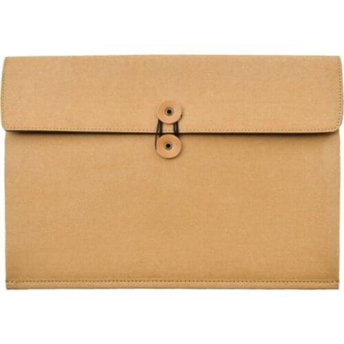 Kraft String Envelope File Folder Gifts for Birthday15-inch Laptop High-capacity