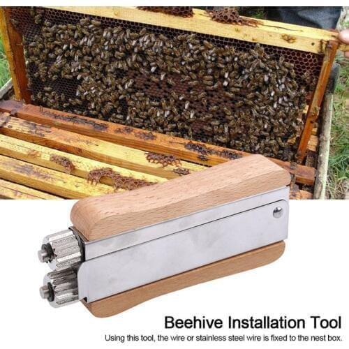 Useful Bee Wooden Metal Tight Wear Wire Nest Box Wear Wire Dedicated Beekeeping Beehive Installation Frame Crimper Bee Tool