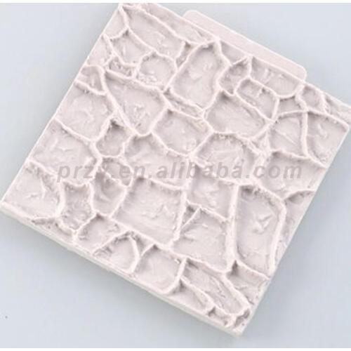Fondant Molds Cake Bounded Antique Brick Wall Silicone Mold Baking Molds Moulds Silicone Rubber CIQ,FDA,LFGB,CE / EU PRZY 001