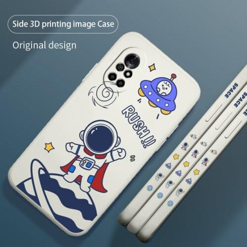 Newly Astronaut Pattern Phone Case For Huawei Nova8 8Pro 8SE Nova 7 7Pro 7SE 6 6se 5 5Pro 5Z 5I 5Ipro 5T 4 4E Silic Cover