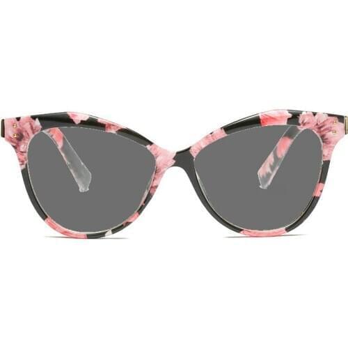 2020 New Multifocal Reading Glasses Men Women Cat Sunglasses Look Near Far Bifocals Sun Glasses Magnifier UV400 with Box NX