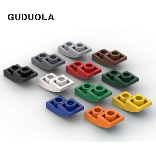 Guduola Special Bricks 24201 Plate with Half Bow Inverted 1 x 2 x 2/3 MOC Building Block Small Particle Parts Toy 80pcs/LOT