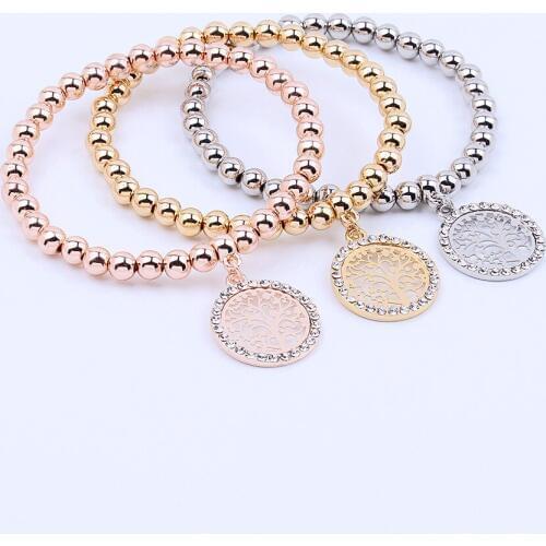 TOUCHEART 3PCS/SET Tree Of Life Bracelet&Bangles Charms For Women Bracelet Handmade Boho Jewelry Friendship Bracelets SBR190484