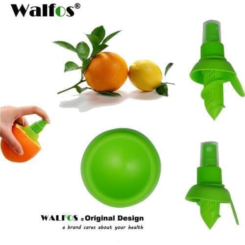 WALFOS 3 Pieces Creative Lemon Sprayer Fruit Juice Citrus Lime Juicer Spritzer Kitchen Gadgets Spray Fresh Fruit Juice Tools