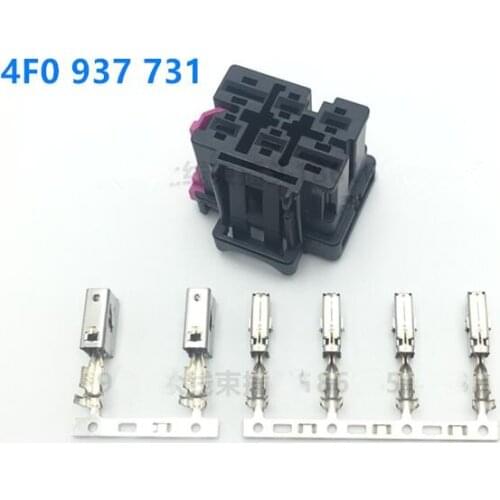 2pcs/lot 6 Pin/Way Seat Wiring Harness Plug Sunroof Trailer Identification Unit Connector For VW Audi 4F0 937 731 4F0937731
