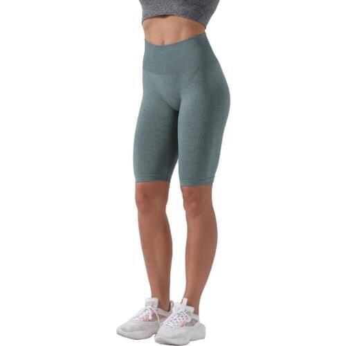 2021 High Waist Short Workout High Waist Legging Seamless Gym Shorts Fitness Scrunch Yoga Shorts For Women